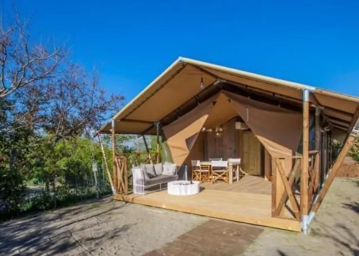 Gemuetliches Safarizelt Mit Grill Und Garten By Interhome *